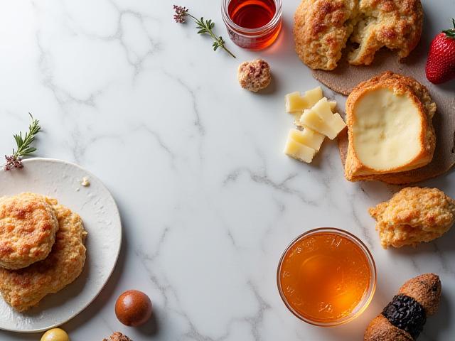 Plate of diverse artisanal Brooklyn food