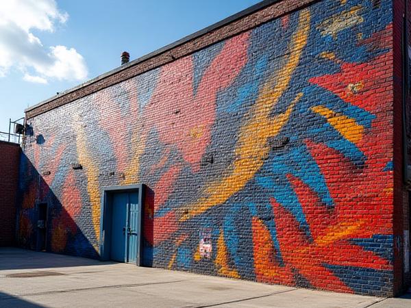 Vibrant street art in Bushwick